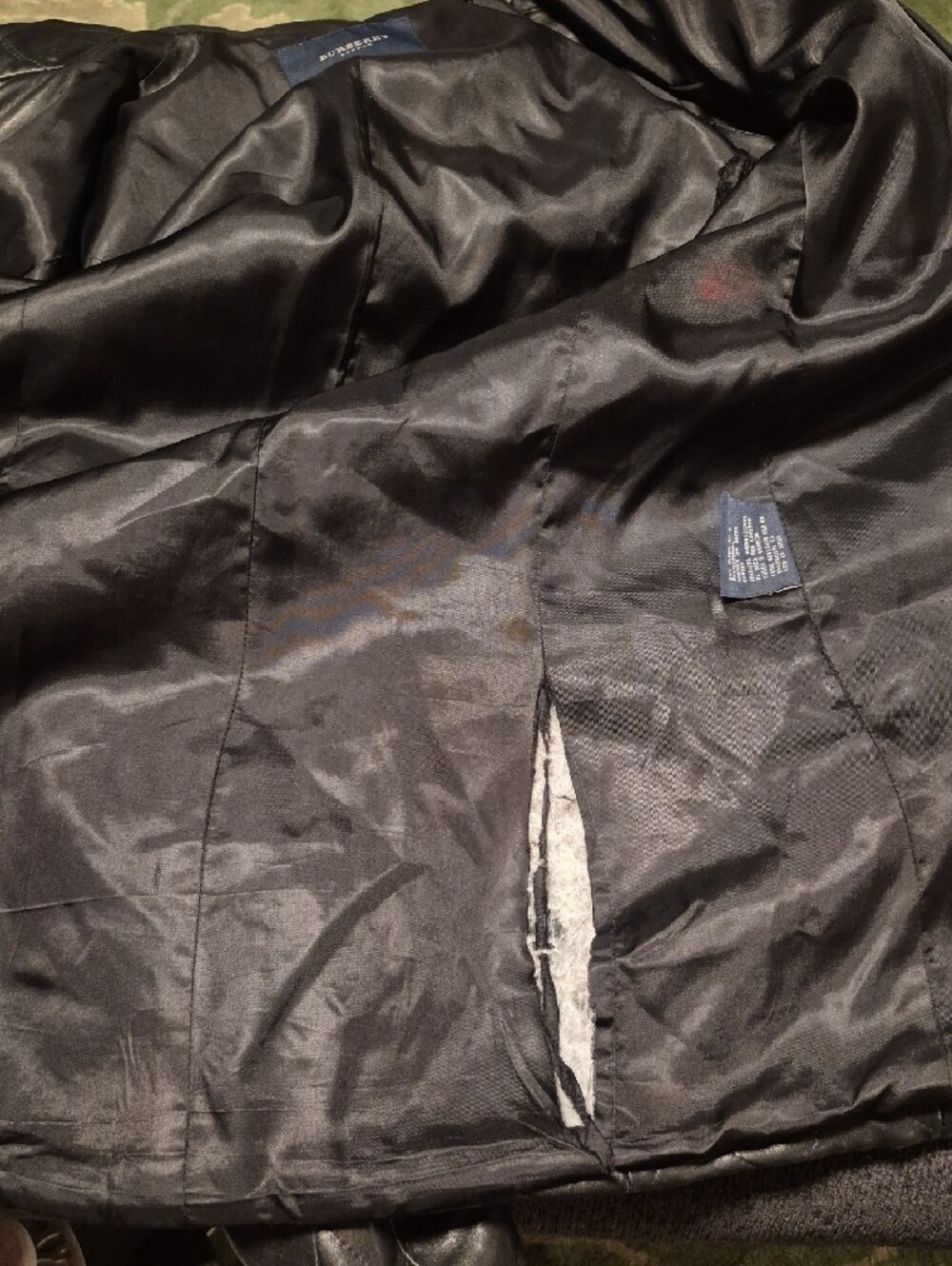 Burberry Black Quilted Leather Button-Front Jacket - Picture 9 of 16